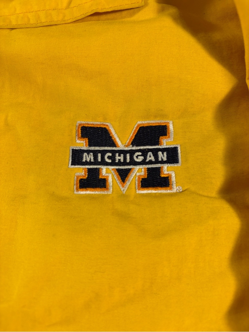 Vintage University of Michigan Wolverines Full Zip Windbreaker Jacket